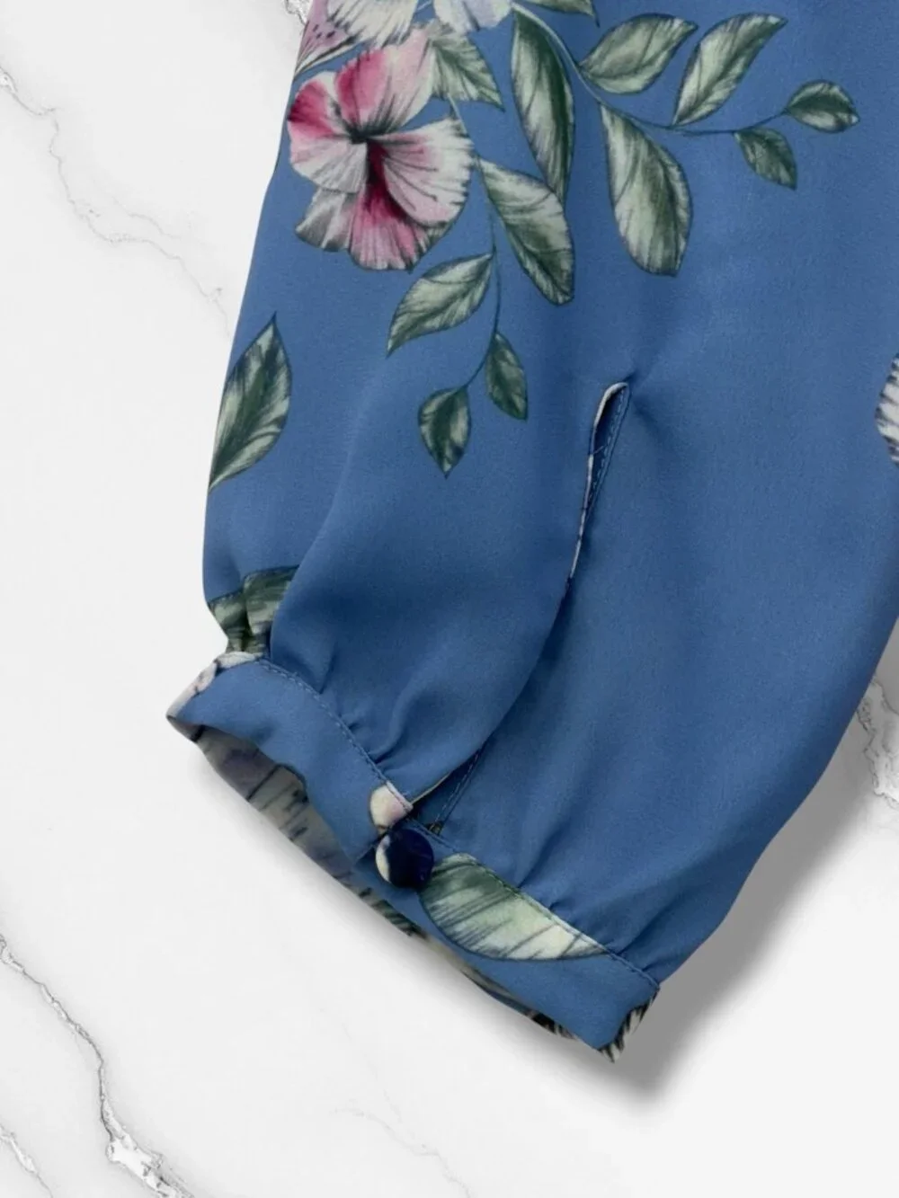 Yumi Kim Miss Magnolia Born To Run Blue Long Sleeve Romper S